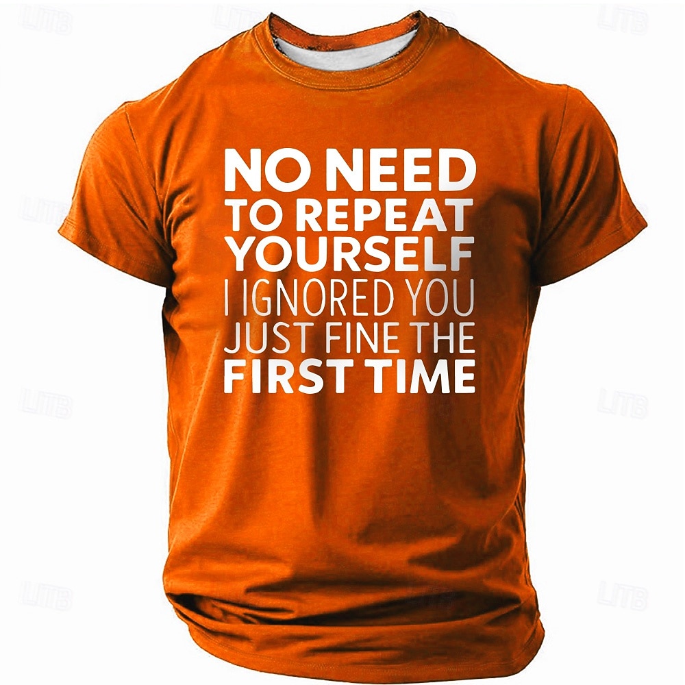 Bărbați Sarcastic Argou amuzant Tricou Manșon scurt Tricou Tipărire 3D Stil Nautic Cămașă Modă Zilnic Stradă Zilnic Negru Alb Roșu-aprins Vară Primăvară Îmbrăcăminte S M L XL XXL XXXL 2025 - $17.99 –P5