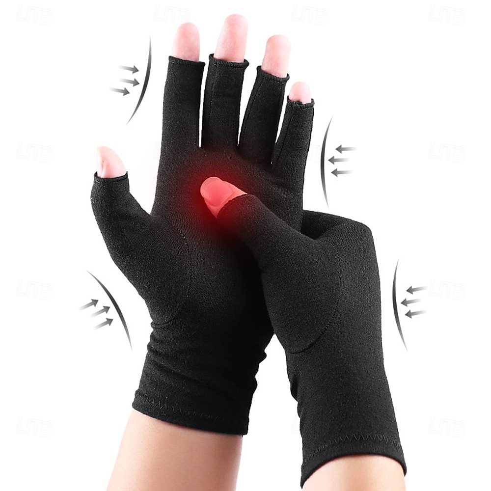 1 par de luvas de compressão para artrite, suporte para alívio da dor, tendinite do túnel do carpo, doença reumatoide, suporte para pulso, esportes ao ar livre, ciclismo, corrida, exercícios, de 2026 por $10.49 –P4