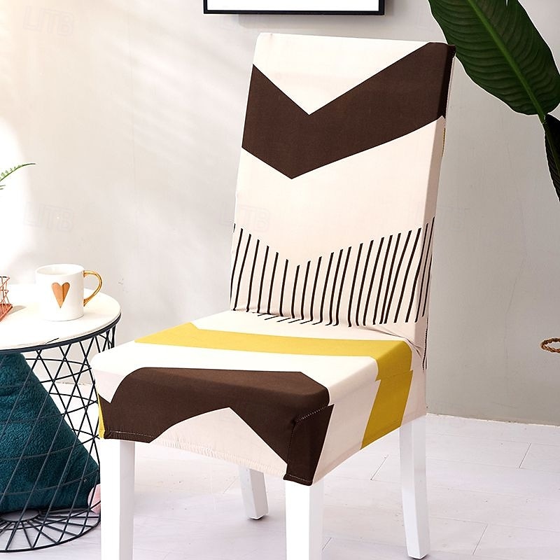 Elastyczny pokrowiec na krzesło do jadalni, przyjazny dla zwierząt, zdejmowany i nadający się do prania pokrowiec na krzesło, trwały ochraniacz na krzesło do hotelu, jadalni, sali bankietowej, wesela 2026 - $8.99 –P13
