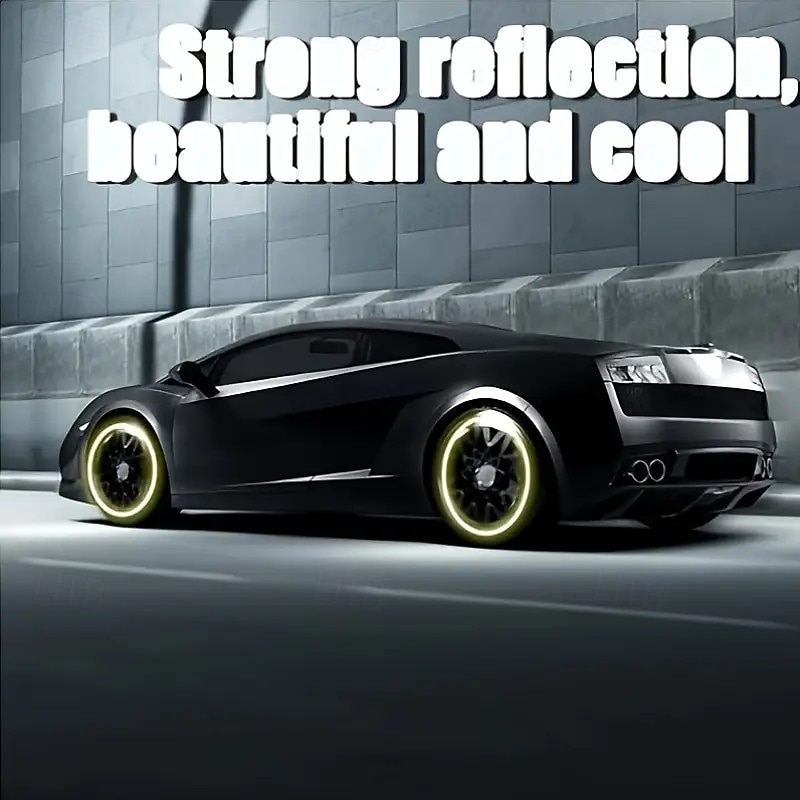 20 db fényvisszaverő keréktárcsa matrica – sötétben világító biztonsági matricák autókra, motorkerékpárokra &kerékpárok 2026 - $9.99 –P5