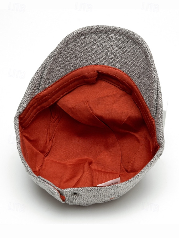 Casquette plate en lin et coton respirant pour homme, chapeau gavroche vintage classique pour tenue décontractée, conduite et activités de plein air de 2025 ? $11.99 –P7