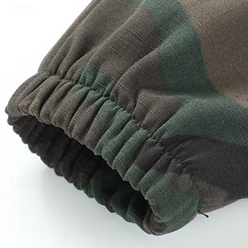Per uomo Giacca da escursionismo Giacca in Pile Giacca imbottita Set termico Inverno All'aperto Mimetico Calore Termico Impermeabile Top Verde del 2025 a $66.99 –P7
