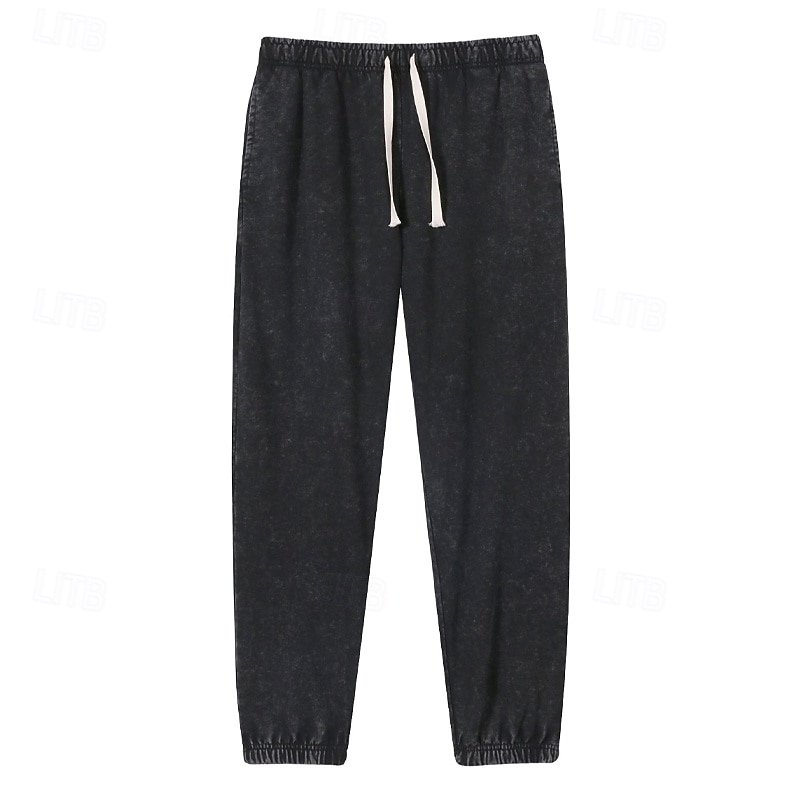 Męskie Spodnie dresowe Uprawiający jogging Spodnie Ściągana na sznurek Kieszeń Elastyczny pas Równina Komfort Sporty na świeżym powietrzu Codzienny Moda Codzienny Czarny Fioletowy Średnio elastyczny 2026 - $27.99 –P9