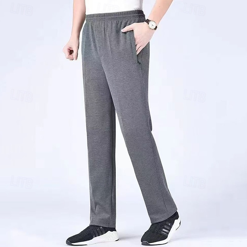 Homens Calças de perna reta Calças de Dormir Com bolsos Calças Ginásio Roupa Esportiva Dar certo Outono & inverno Academia Exterior Corrida Delgado Roupa de esporte Roupas Esportivas Cor Sólida Preto de 2026 por $15.49 –P1