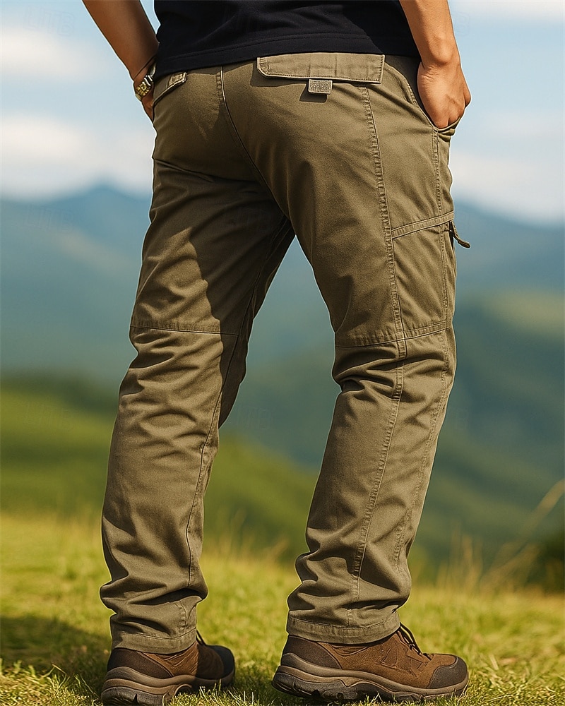 Męskie Spodnie cargo Spodnie turystyczne Wodoodporne spodnie turystyczne spodnie turystyczne Zima Na wolnym powietrzu Regularny Keep Warm Wodoodporny Odporność na wiatr Spodnie Kieszeń Ciemnoszary 2025 - €32.99 –P3
