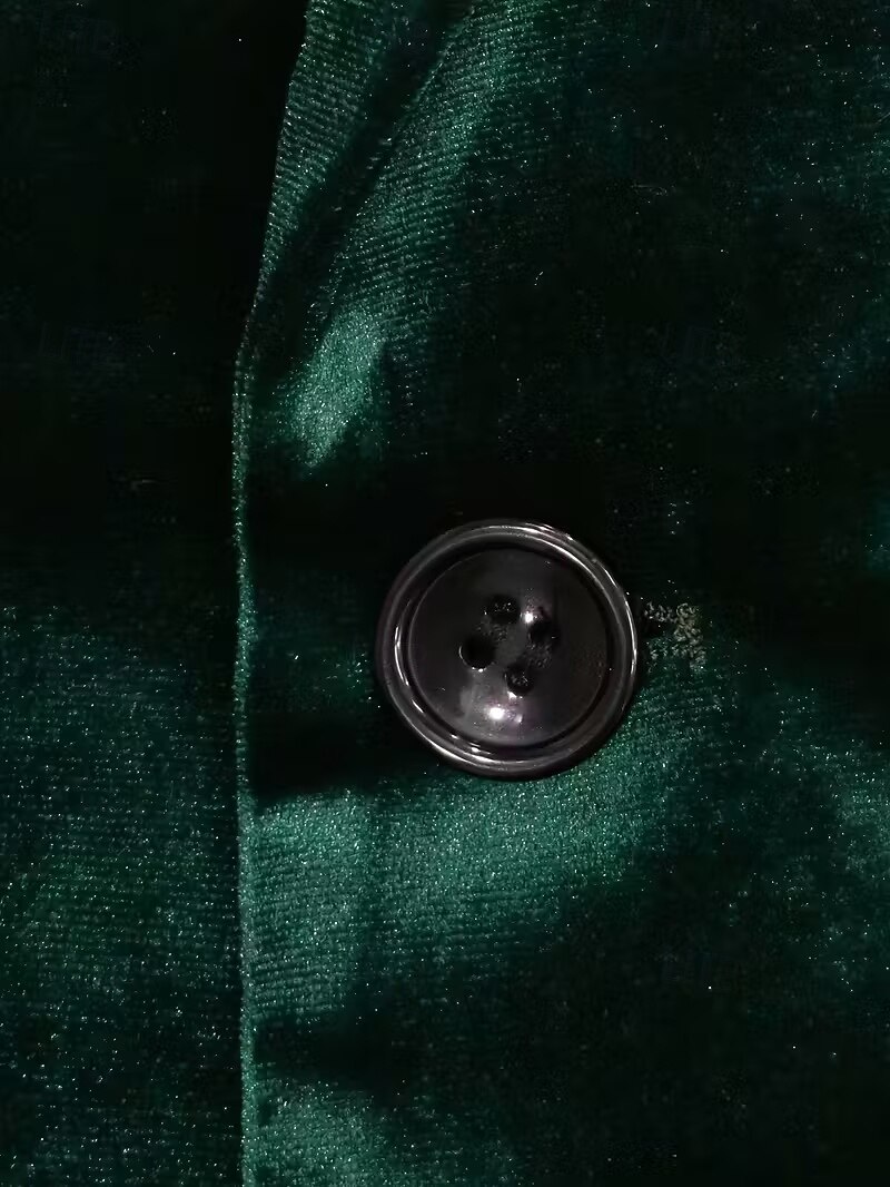 Uomo Abiti da lavoro Casuale Feste Nero Borgogna Autunno Tuta Bavero classico Casual Formale Tinta unita Vestibilità aderente 2 pezzi Monopetto Due Bottoni del 2026 a $99.99 –P5