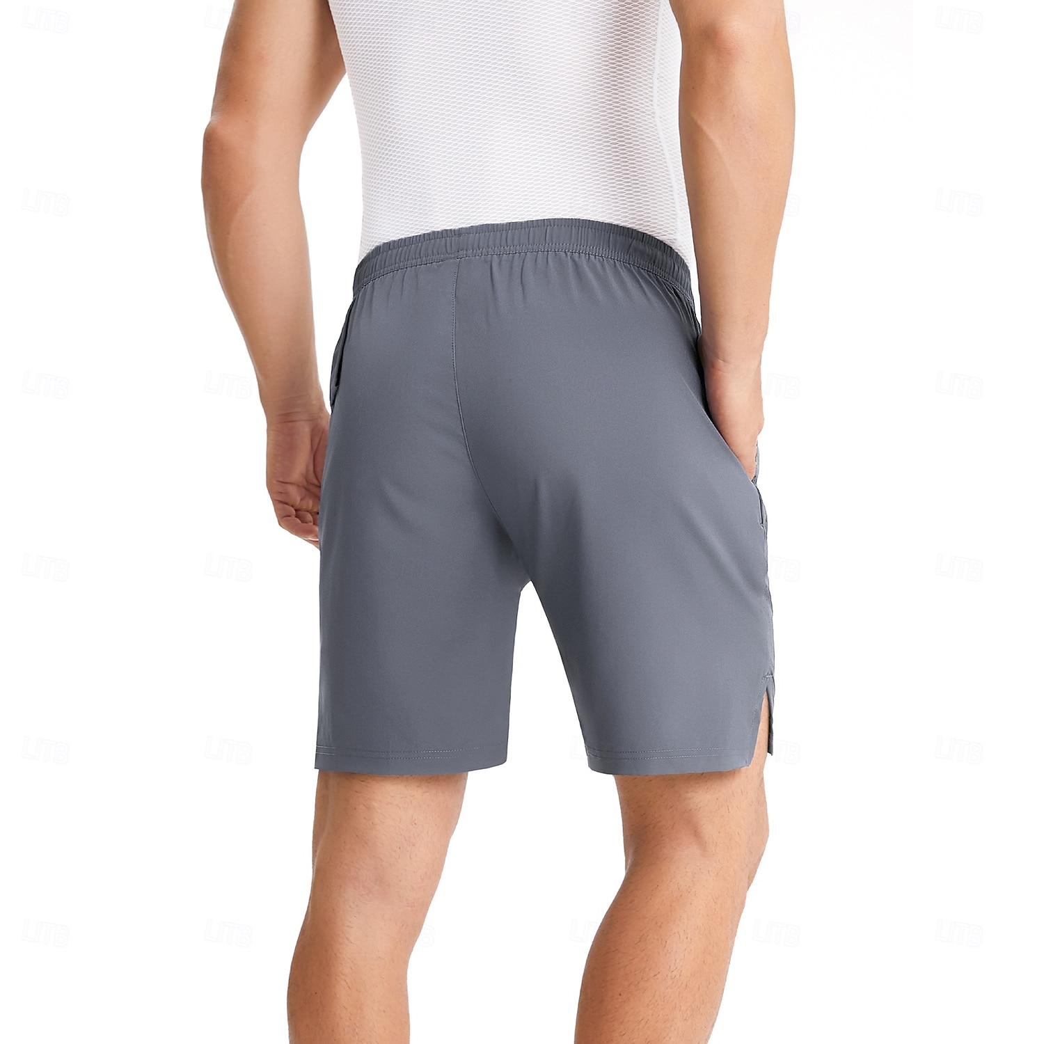 Арсуксо Муж. Брюки для бега Беговые нижние части Трусы спортивные штаны Леггинсы для бега Кулиска Спортивные Петля для полотенец Карман на молнии Шорты Учебный спорт Повседневные Осень 2025 - $23.99 –P14