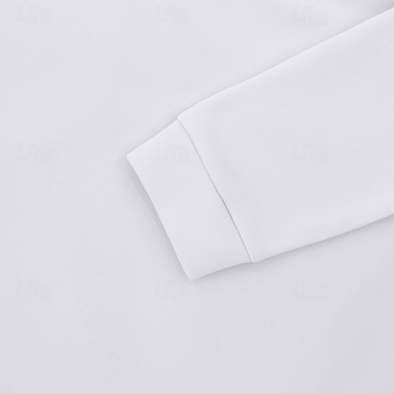 Hombre Sudadera Sudadera Con Capucha Sudadera con capucha y cremallera de un cuarto Sudadera con capucha de lana Albaricoque Negro Blanco Rojo Burdeos Con Capucha Plano Cremallera Bolsillo Deporte 2025 - $23.99 –P12