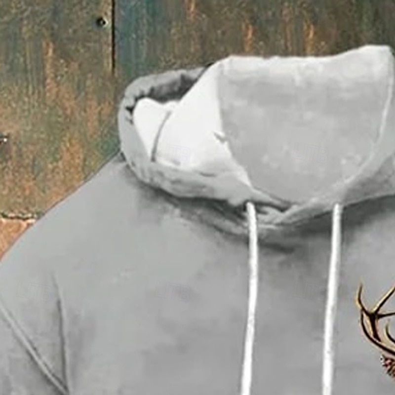 Men's Hoodie Fleece Hoodie Fleece lined Hoodie Hunting Hoodie Black Blue Khaki Gray Hooded Plain Patchwork Color Block Sports & Outdoor Casual Daily Streetwear Cool Sportswear Fall Winter Clothing 2026 - $22.99 –P5