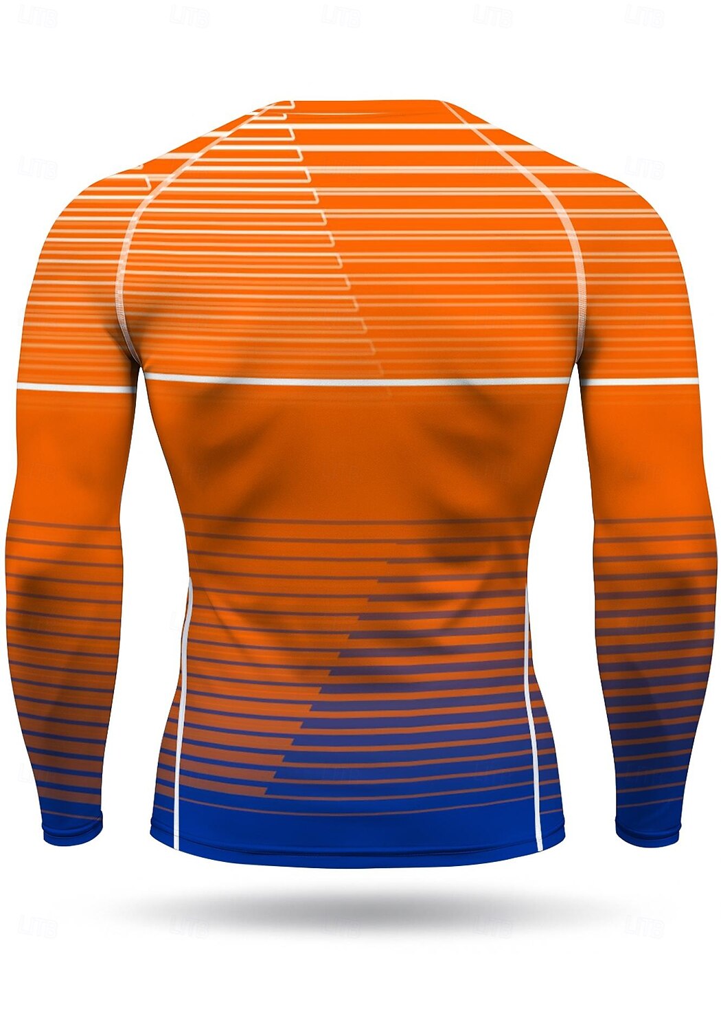 Муж. Футболка для бега Спортивная рубашка Фитнес-рубашка Рубашка тренировки Беговой верх Длинный рукав Футболка Футболка Лето Весна Осень Зима Геометрический принт UPF 50 Устойчивость к УФ УПФ 50 2026 - $18.99 –P2