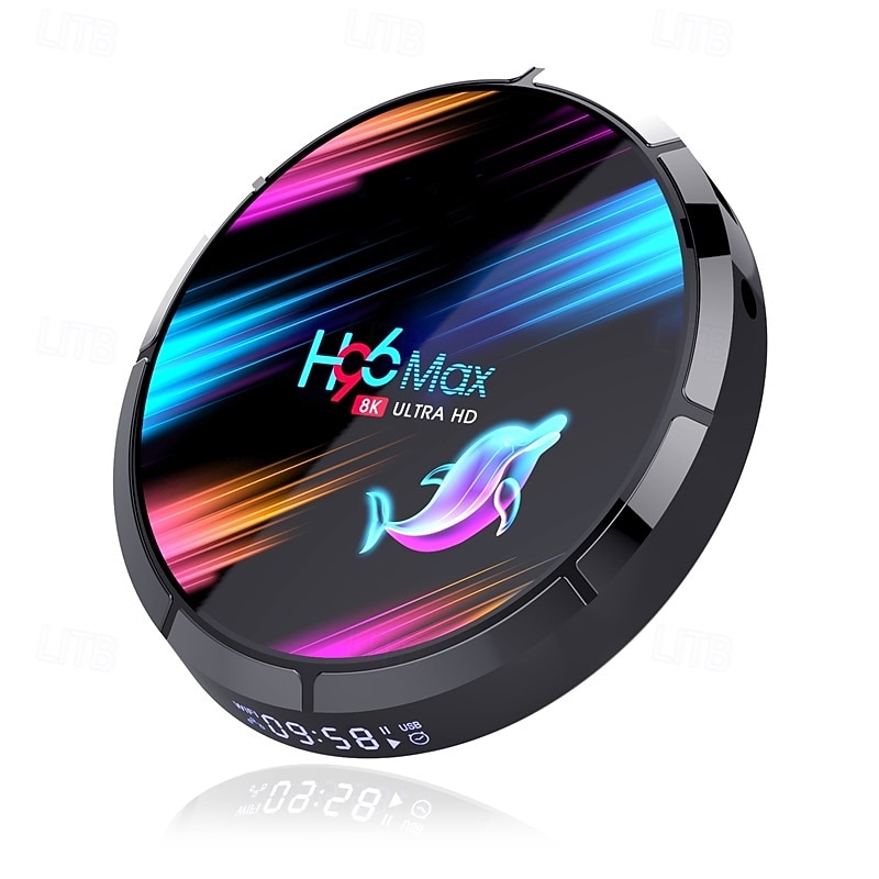 صندوق تلفاز يعمل بنظام أندرويد 9.0، h96max s905x3، بلوتوث 4.0، شاشة رقمية بدقة 4K، يدعم H.265 Cortex A55، سعة تخزين 4 جيجابايت، 128 جيجابايت، 64 جيجابايت، 32 جيجابايت 2025 - $67.99 –P1