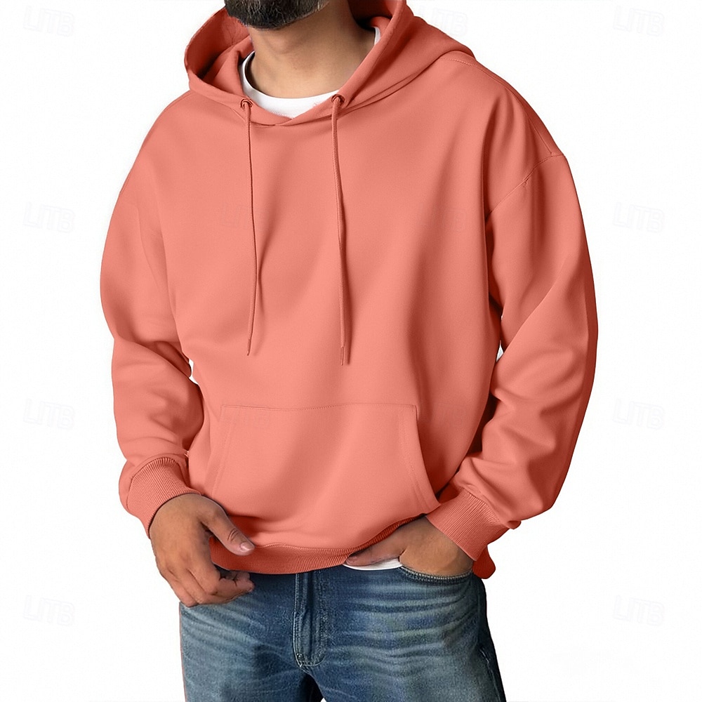Per uomo Felpa con cappuccio Aalbicocca Blu denim Blu 1# Nero Bianco Con Cappuccio Semplice Tasca Sport & Outdoor Quotidiano Ferie Poliestere Streetwear Essenziale Casual Primavera Autunno del 2026 a $22.99 –P12