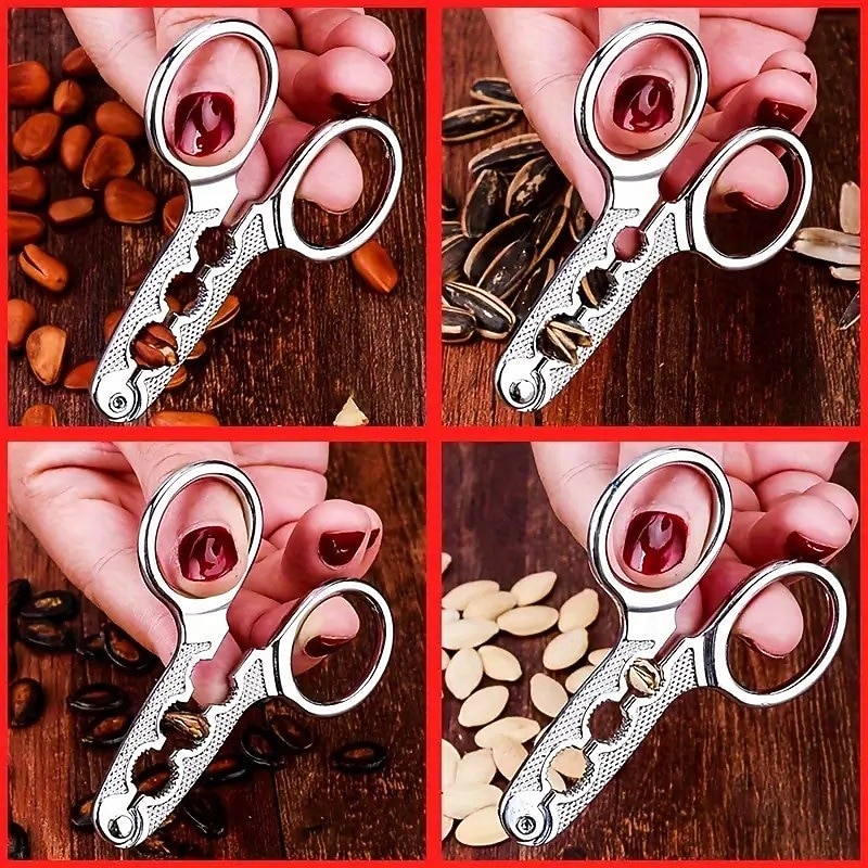 1/2 strumento per rompere i semi: apriscatole per semi di girasole, apriscatole per gusci di noci, pinoli, nocciole &sgranare gli snack, pratico gadget da cucina del 2025 a $7.99 –P6