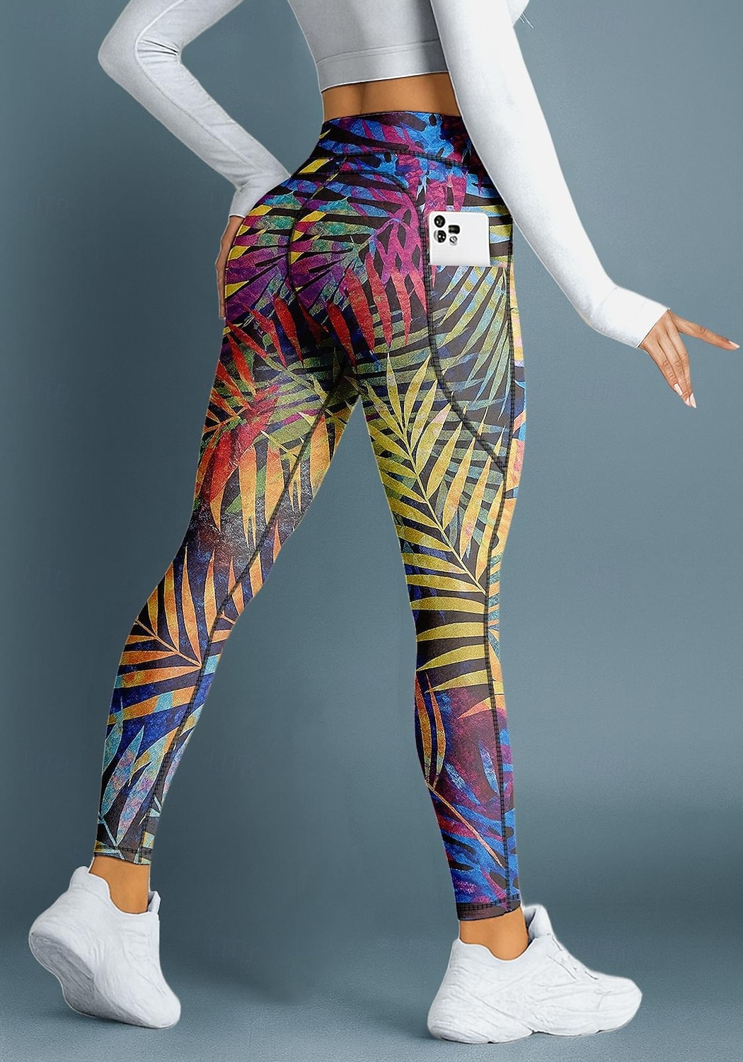 Per donna leggings da pilates Pantaloni fitness Leggings da palestra Tasche Bollo Tasche Laterali Pilates Palestra Allenamento in Palestra Pantaloni Collant Leggings Stampa Floreale Verde foresta del 2026 a $20.99 –P2
