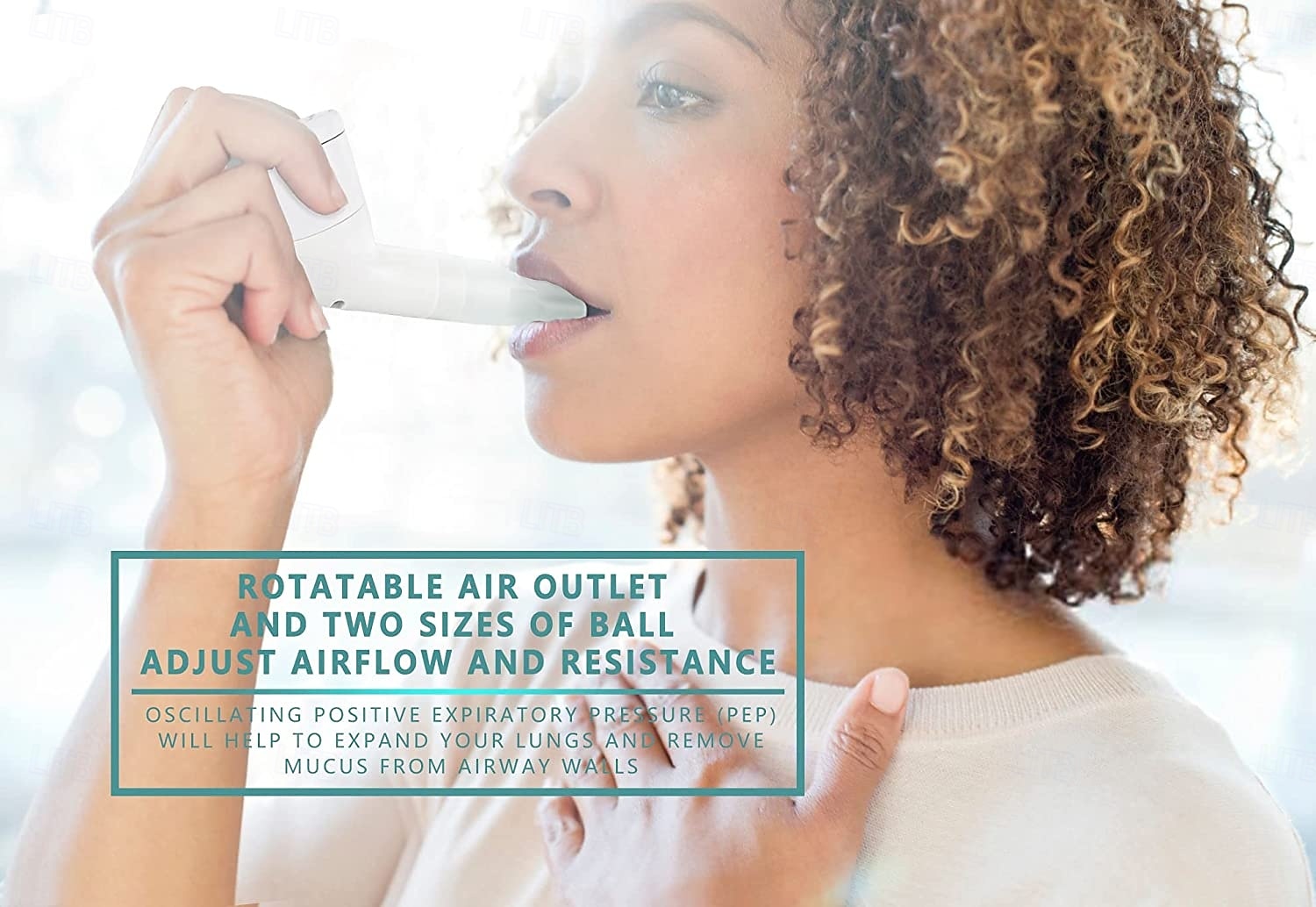 Ademhaling Vibratie Trainer OPEP Fysieke Vibratie Slijmverwijderaar Valentijnsdag Cadeau 2026 - $31.99 –P7