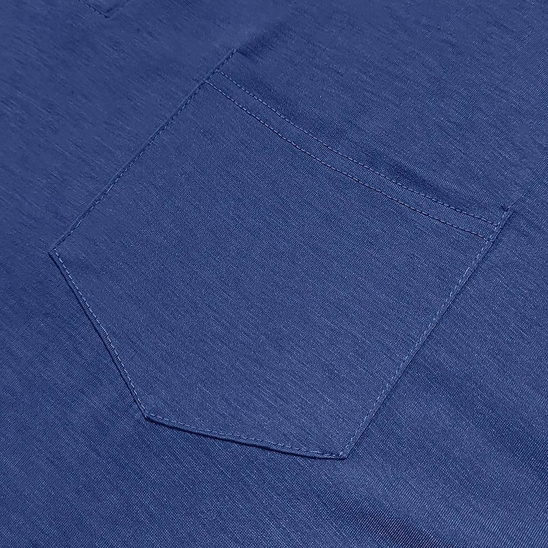 Ανδρικά Πουκάμισο Henley Κοντομάνικα Henley Top Μακρυμάνικο Συμπαγές Χρώμα Σκέτο Μοντέρνα Υψηλής Ποιότητας Καθημερινό Τσέπη Κουμπιά Χένλι ΕΞΩΤΕΡΙΚΟΥ ΧΩΡΟΥ Causal Καθημερινά 2026 - $20.99 –P4