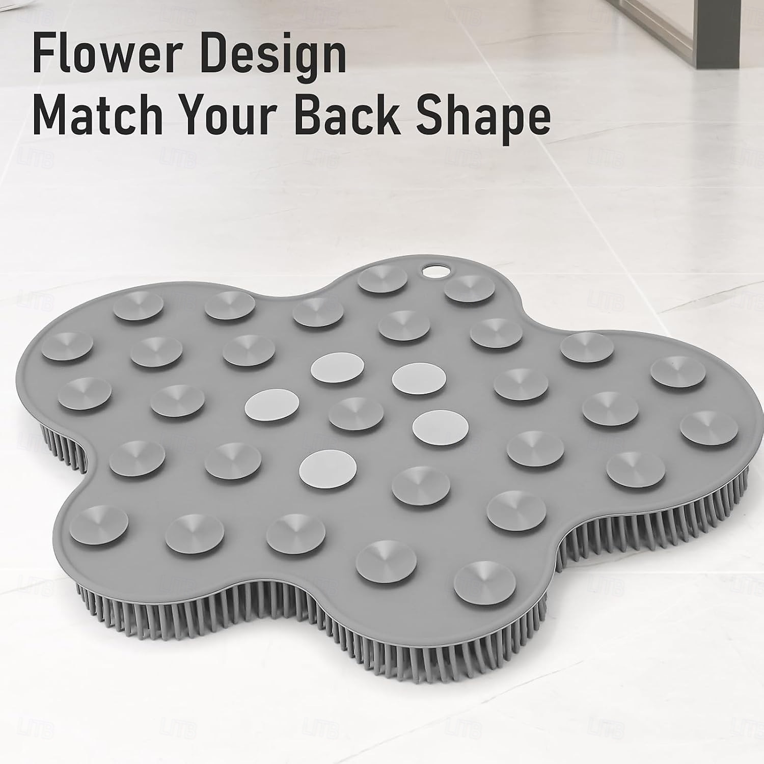 Tappetino per la pulizia dei piedi da doccia, in silicone, detergente esfoliante per la schiena, tappetino per la pulizia dei piedi con ventose per la parete antiscivolo - dita dei piedi che prudono, del 2026 a $22.99 –P1