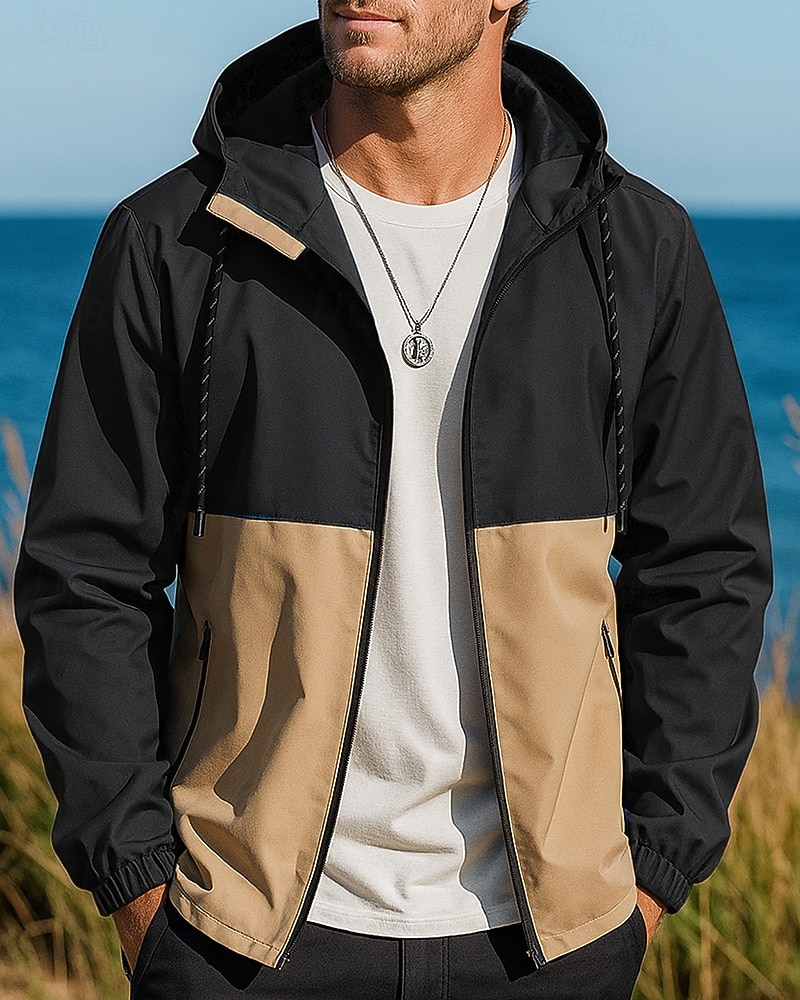 Bărbați Αντιανεμικό Jachetă Softshell Μπουφάν πεζοπορίας În aer liber Impermeabil Rezistent la Vânt Respirabil Îmbrăcăminte pentru drumeții Primăvară Toamnă Topuri Pescuit Camping / Drumeții 2025 - $35.99 –P4