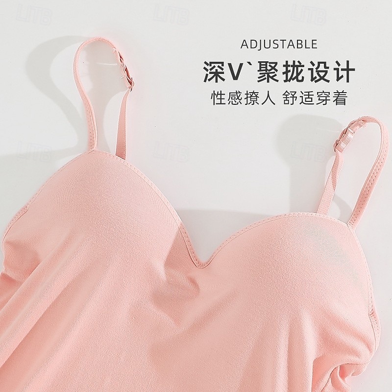 نسائي حمالة صدر بأشرطة رفيعة حمالات صدر رياضية بأربطة مع حمالة الملابس الداخلية عادية متنفس طويل بدون ظهر لون خالص / عادي رياضة ألبسة رياضية زهري فاتح بنفسجي غامق اكتشف - حل اللياقه البدنيه ياجا 2026 - $12.99 –P3