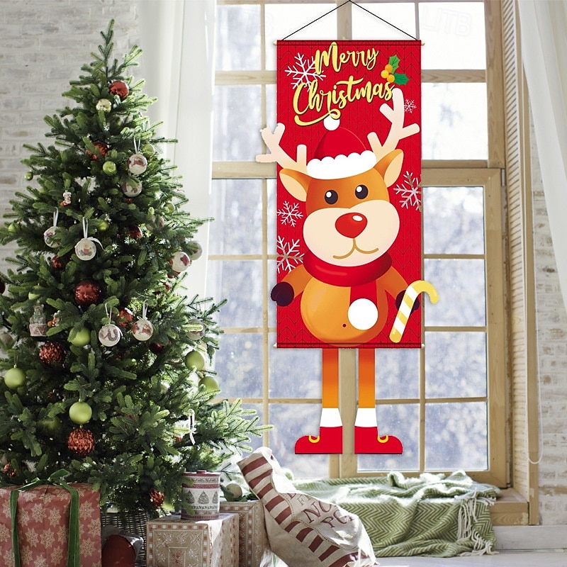 2025 nieuw wandtapijt voor slaapkamerdecoratie, deurdecoratie, etalage van hotel en winkelcentrum, festivaldecoratie, stoffen ornament 2025 - $6.49 –P7