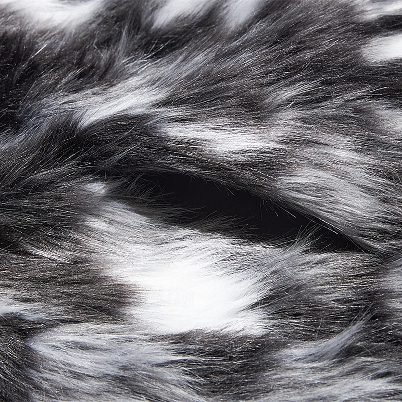 Męskie Kurtka zimowa Zwykła kurtka Płaszcz ze sztucznego futra Urlop Codzienny Keep Warm Kieszeń Trykot Zima Wzór w panterkę Moda Moda miejska Kaptur Regularny Czarny Kurtki 2026 - $75.99 –P9