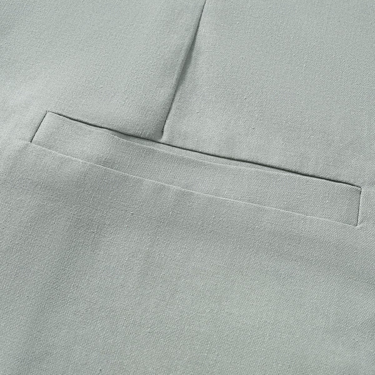 Per uomo Giacca di lino Formale Casa Bottoni Minimalista Primavera & Autunno Autunno Tutte le stagioni Tinta unica Attivo Vintage Colletto a Camicia Regolare Blu marino Verde Cachi Azzurro Giacca del 2026 a $91.99 –P3