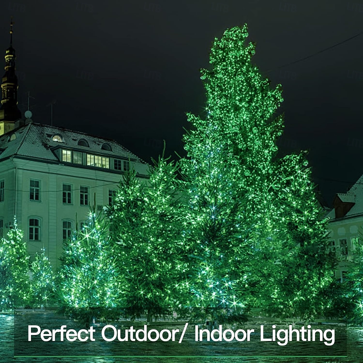 2 Stuks 20M/66FT 200 LED Parels Halloween Bruiloft Feest Festival Feestverlichting Binnen en Buiten Binnenplaats Tuin Decoratie Licht String USB Voeding 8 Functie Afstandsbediening 2026 - $23.99 –P17