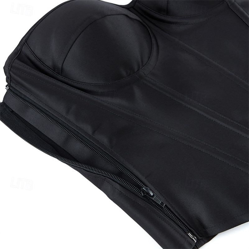 Жен. Корсет Корректирующее белье Утягивающее белье Корректирующее белье Сексуальный корсет На каждый день Полоса Неровная кромка Открытая спина Отпуск Для улицы Свидание Без рукавов холодный прием 2026 - $36.99 –P6