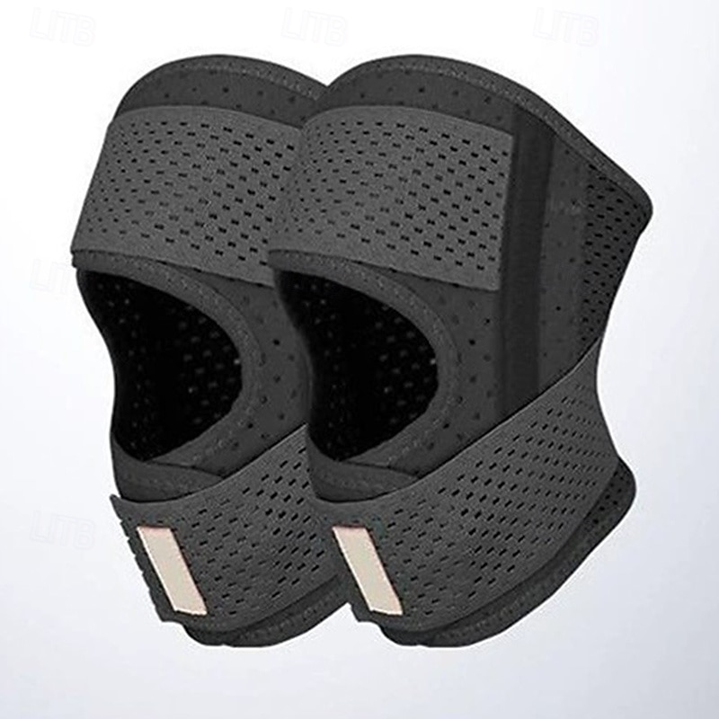 Feminino Pacote com 2 joelheiras de compressão esportiva Anti-Escorregar Tecido Dor no joelho Suporte de joelho Para Exercite-se LCA Levantamento de peso de 2025 por $11.49 –P14