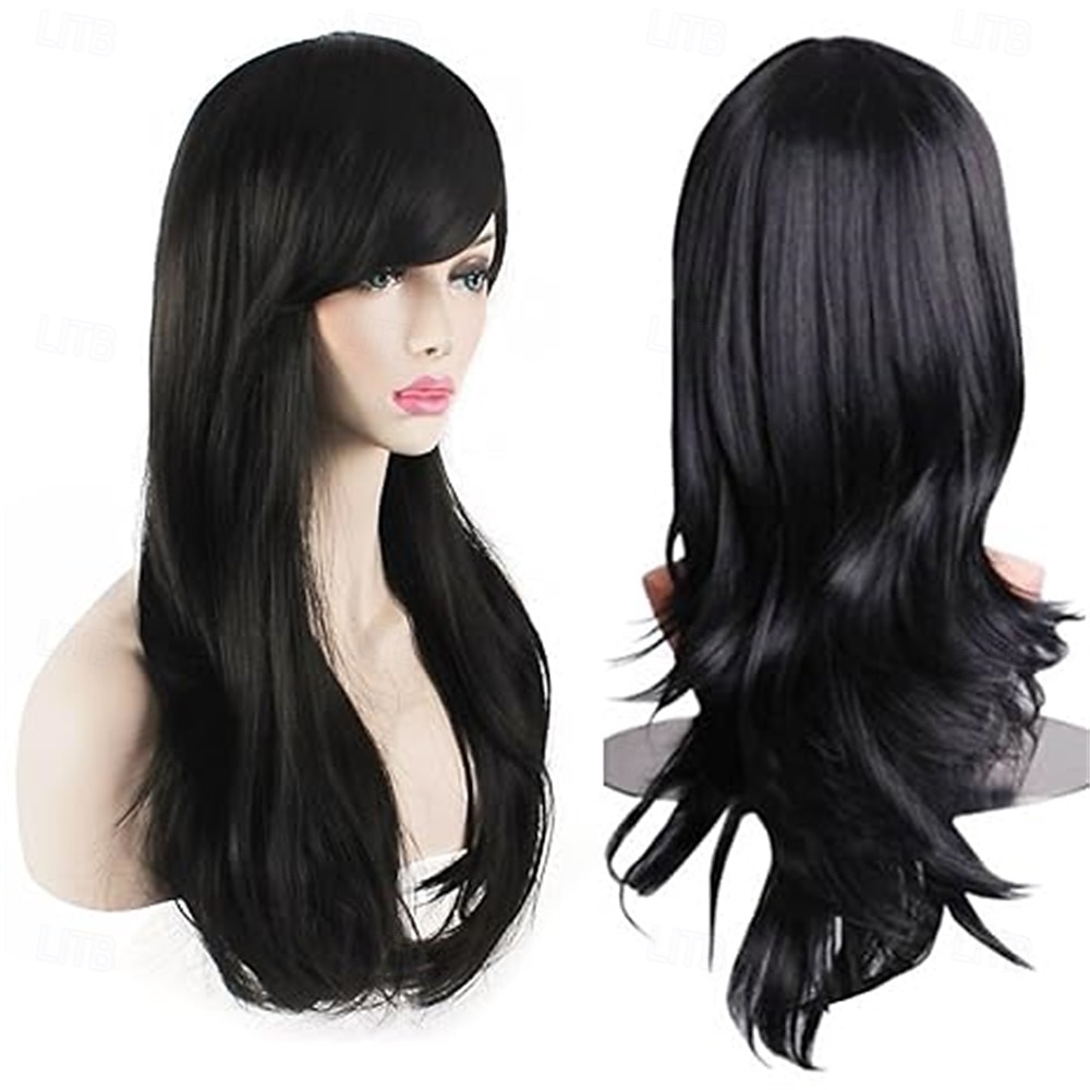 Parrucca cosplay con capelli ricci e ondulati lunghi da 28 pollici del 2026 a $16.99 –P7
