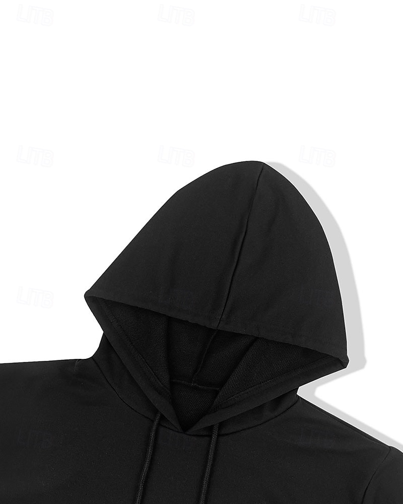 Damen Minikleid Kapuzenkleid Mode Modern Täglich Ausgehen Normale Passform Herz Langarm Mit Kapuze Schwarz Frühling Herbst 2025 - $27.99 –P3