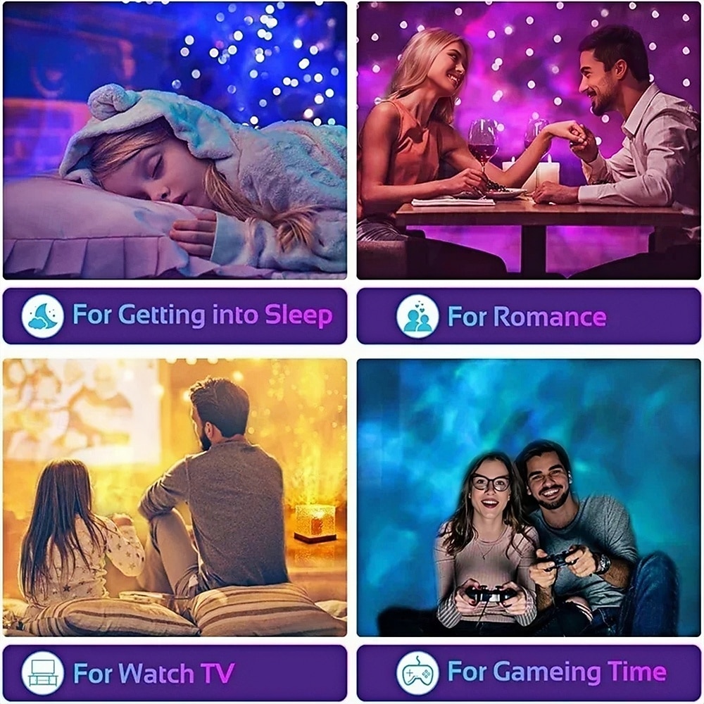 Ocean Wave Projector Light USB, 16 Colors Gradual Rotating Water Lamp with Remote Control, Beach Decor Sea Themed Northern Lights Projector for Office Bedroom Bar Restaurant 2026 - $26.99 –P12