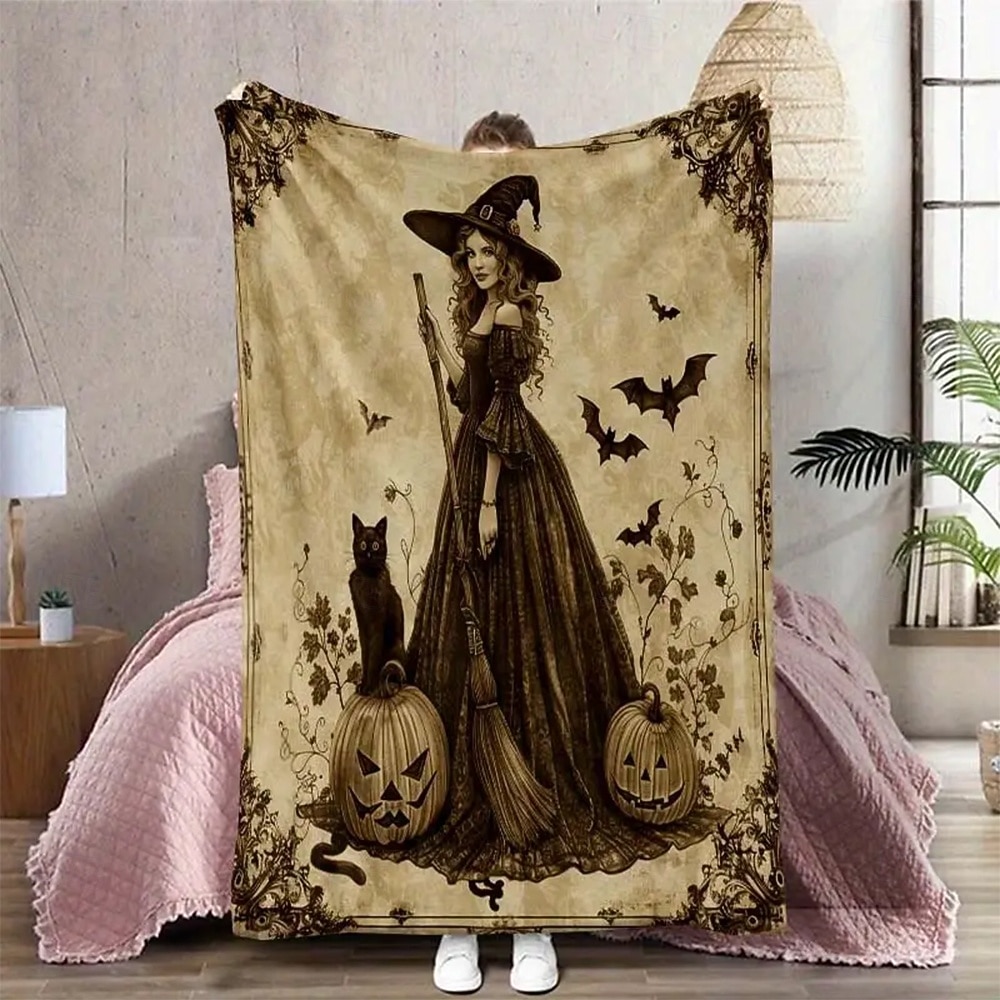 coperte in pile Coperta per divano Strega Rustico Da serata Divano Da letto Coperta decorativa Coperta calda Arredamento per la casa del 2026 a $20.99 –P5