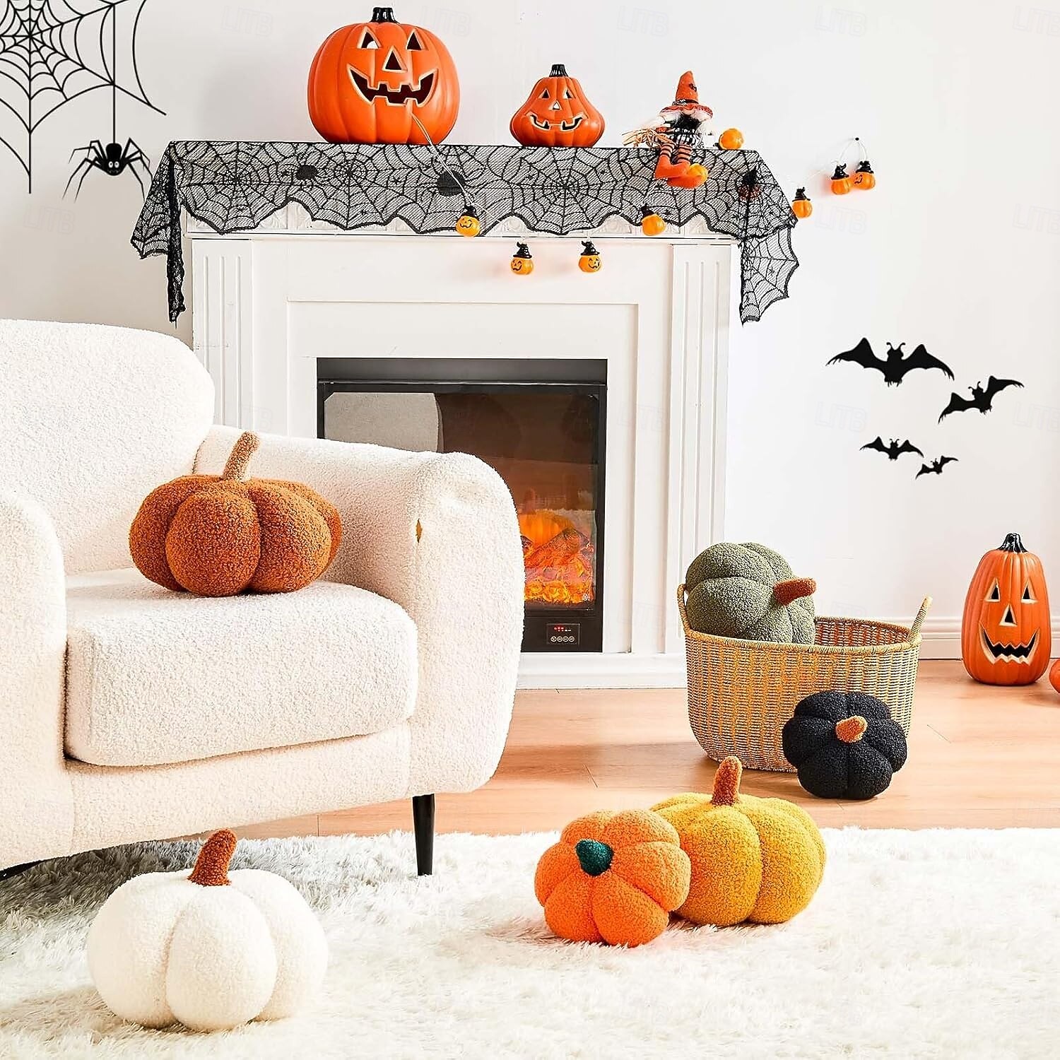 Creative Pumpkin Pillow Plush Cushion, Halloween & Christmas Decorative Throw Pillow for Sofa, Bed, and Home Decor 2026 - $13.99 –P5