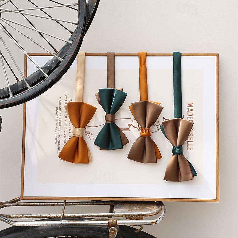 Муж. Бабочка Современный современный Бант Контрастных цветов Свадебные прием На каждый день 2026 - $5.49 –P1