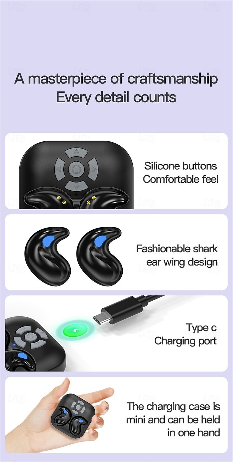 LY9 TWS True auriculares inalámbricos En el oido Bluetooth5.0 Deportes Estéreo Sonido envolvente para Apple Samsung Huawei Xiaomi MI Entrenamiento de gimnasio Esquí Camping / Senderismo Oficina de 2025 - $16.99 –P17