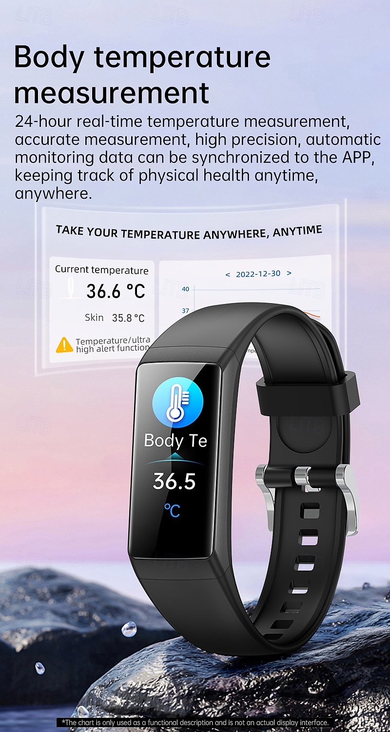BK05 Smart Watch 0.96 inch Smart Band Fitness Bracelet Bluetooth Pedometer Call Reminder Fitness Tracker Compatible with Android iOS Unisex Long Standby Waterproof Media Control IP68 44mm Watch Case 2026 - $39.99 –P3
