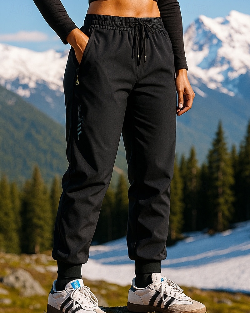 Per uomo Pantaloni da escursionismo Cappotto invernale Pantaloni in pile Pantaloni termici Inverno Autunno Esterno Vestibilità regolare Calore Termico Pantaloni Tasca Elastico in vita Nero Grigio del 2026 a $41.99 –P3