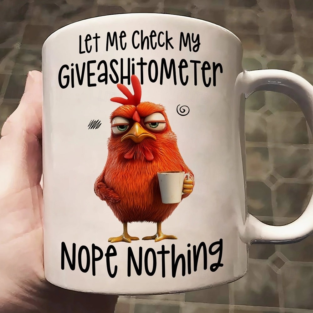 Funny Gift Mug Let Me Check My Giveashitometer Nope Nothing Fun Christmas Gifts For Coworkers Friends Family 2025 - $15.99 –P3