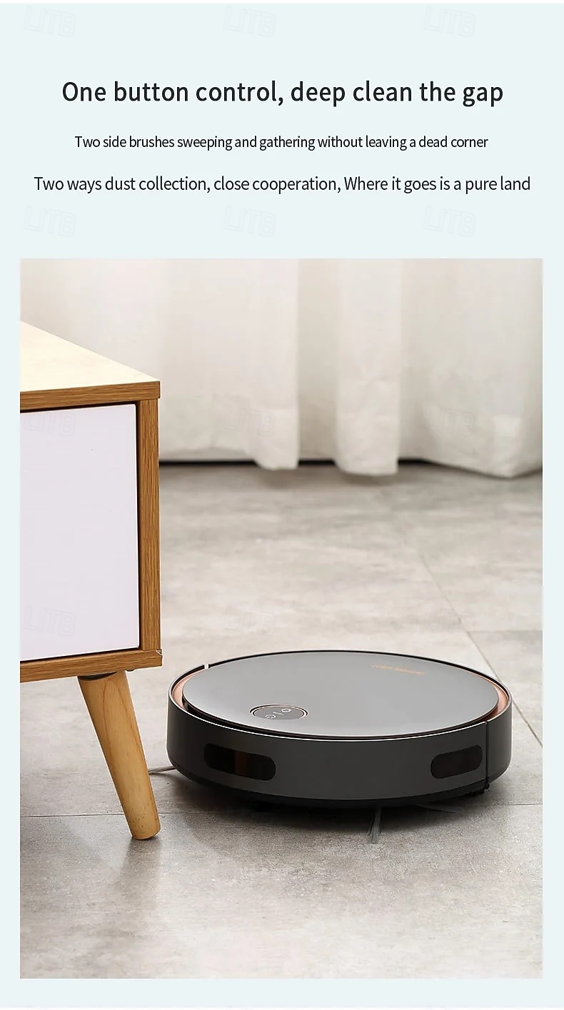 NEW 5000Pa Robot Vacuum Cleaner 3 In 1 Suction Sweeping Mopping Automatic Rechargable Cleaning Sweep Floor for Home Office 2025 - $149.99 –P2