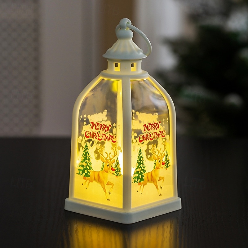 1 pc 14,2*6,8 cm weihnachten led elektronische kerze licht handheld laterne party desktop atmosphäre ornament licht ag13 * 3 batterie 2025 - $3.99 –P2