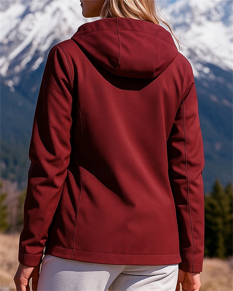 Dámské Venkovní bunda Dağcı Ceketi Dağcı Rüzgarlığı Venkovní Voděodolný Větruvzdorné Turistické oblečení Turistické oblečení Jaro Podzim sako Lov Lezení Kempování a turistika Pevná barva Černá Bíl 2026 - $32.99 –P2