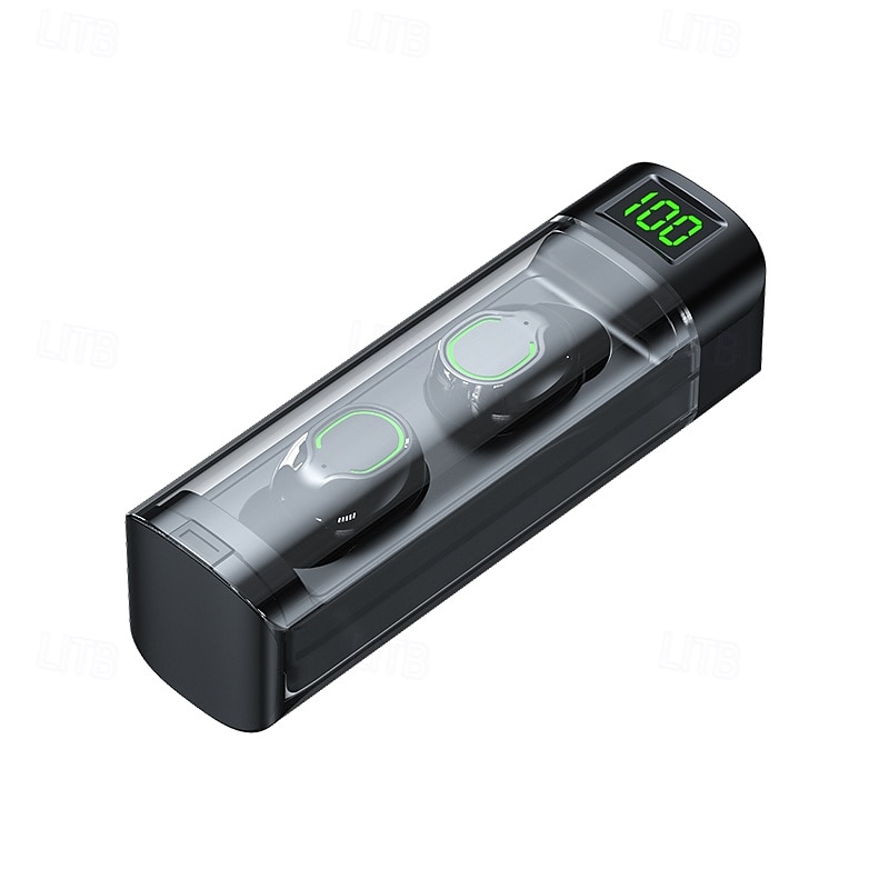 QB60 Zestaw słuchawkowy do prowadzenia telefonu bez użycia rąk Douszny Bluetooth 5.3 Głęboki bas Automatyczne parowanie na Apple Samsung Huawei Xiaomi MI Trening w siłowni Kemping i turystyka Trekking 2025 - $16.99 –P9