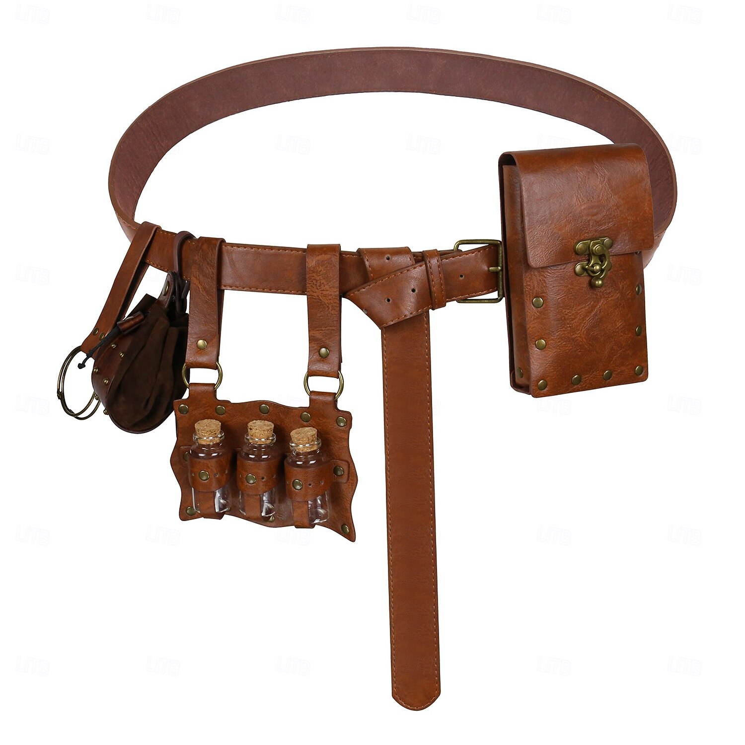 Medieval Renaissance Waist Belt Warrior Viking Fancy Dress Unisex Viking Fantasy Halloween Carnival Performance LARP Ren Faire Adults Waist Belt 2026 - $48.99 –P3