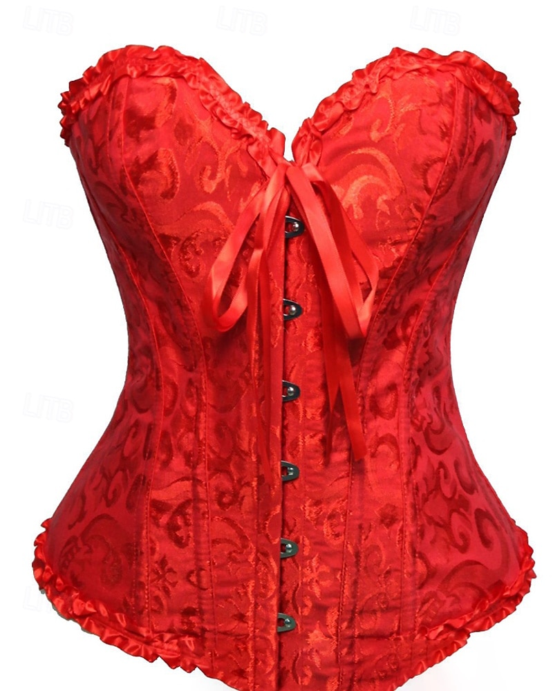Damen Korsett Shapewear Taillenmieder Formende Unterwäsche Sexy Korsett Sexy Süß Einfarbig Rückenfrei Urlaub Straße Date Ärmellos Korsett Schwarz Weiß Rote Sommer Frühling Herbst Winter Figurbetonter 2026 - $31.99 –P2