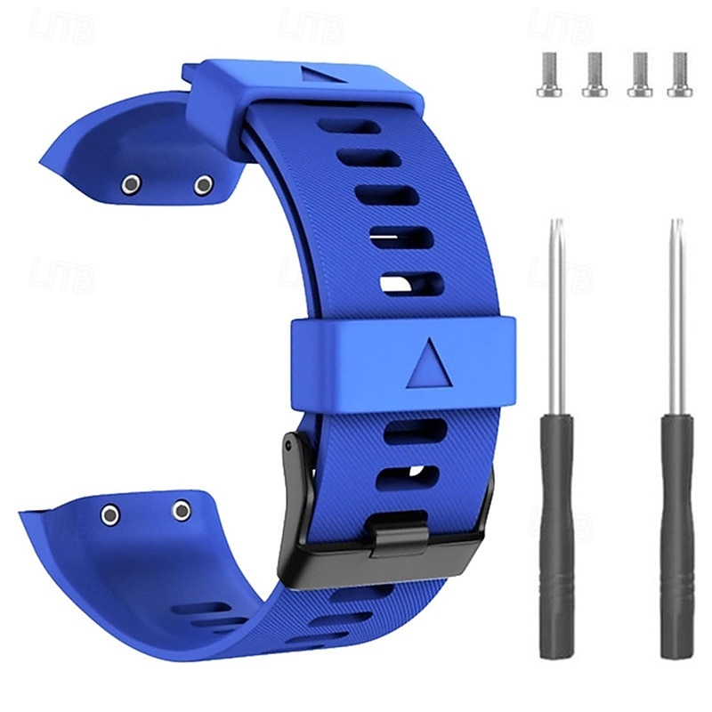 2026年 時計バンド のために ガーミン Forerunner 35/30 シリコーン 置換 ストラップ 取り外しツール付き 女性 男性 スポーツバンド モダンバックル リストバンド  コレクション – $14.99 –P4