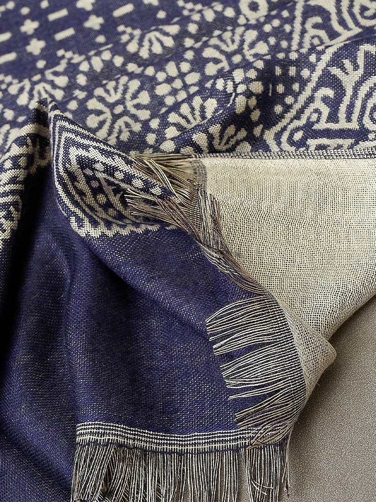 Herreskjerf i bomull med etnisk paisleymønster, mykt og lett sjal, julegave til ham, fritids- og høytidsklær 2026 - $18.99 –P9