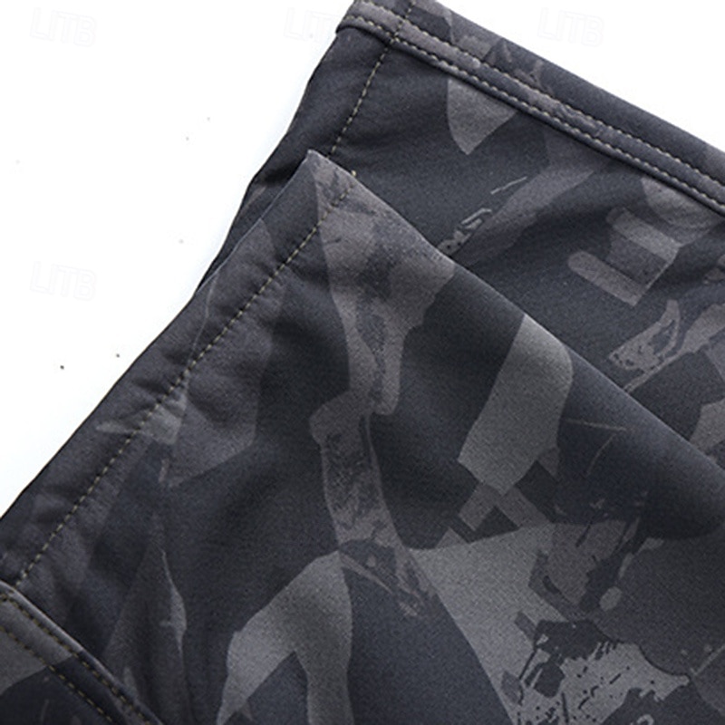 Per uomo Giacca da escursionismo Giacca in Pile Giacca imbottita Set termico Inverno All'aperto Mimetico Calore Termico Impermeabile Antivento Top Nero Verde del 2025 a $69.99 –P12