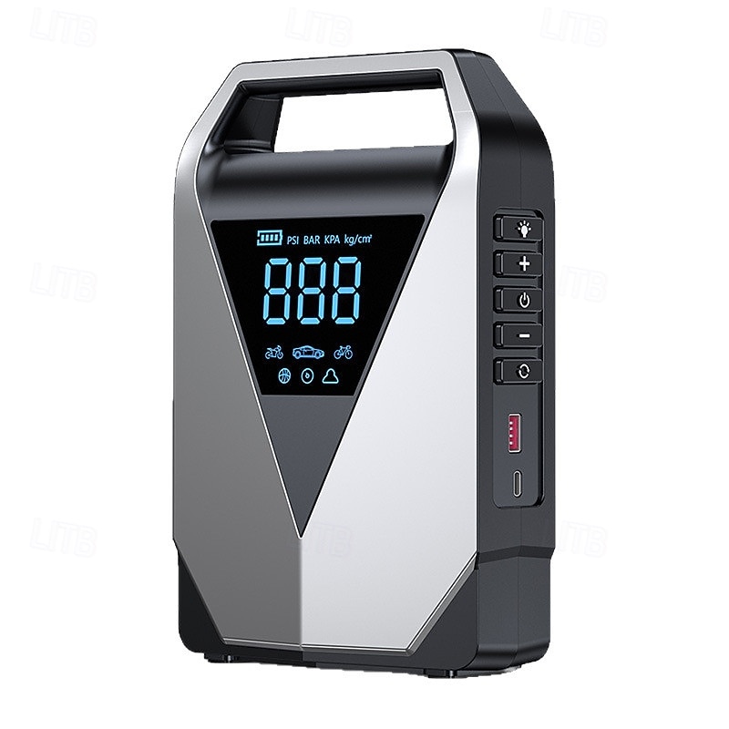 جهاز تشغيل السيارة متعدد الإمكانات، مضخة قابلة للنفخ، شاحن محمول 8000 مللي أمبير في الساعة، جهاز تشغيل تلقائي، مشغل بطارية السيارة في حالات الطوارئ 2026 - $134.99 –P2