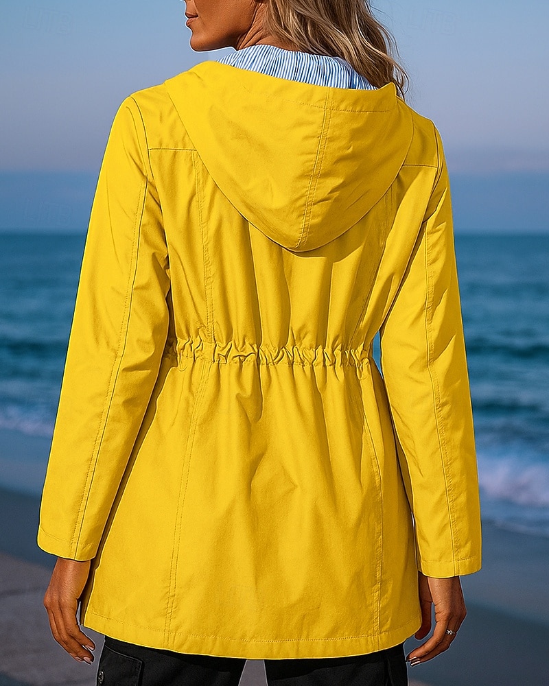 Női Kültéri kabát Planinarska jakna Esőkabát Külső Vízálló Szélbiztos Gyors szárítás Könnyű Túrafelszerelések Túraruházat Tavasz Ősz Zakó Vadászat Mászás Kempingezés / Túrázás / Barlangászat Tömör 2026 - $39.99 –P2